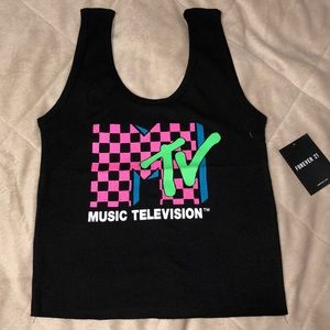 Forever 21 MTV Ribbed Tank
